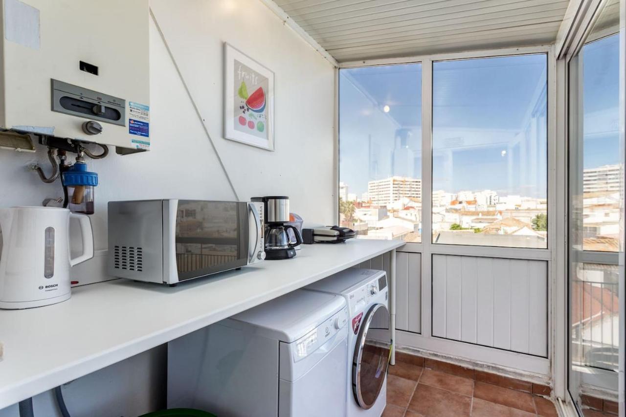 Ferienwohnung Marina Penthouse Faro Center Exterior foto