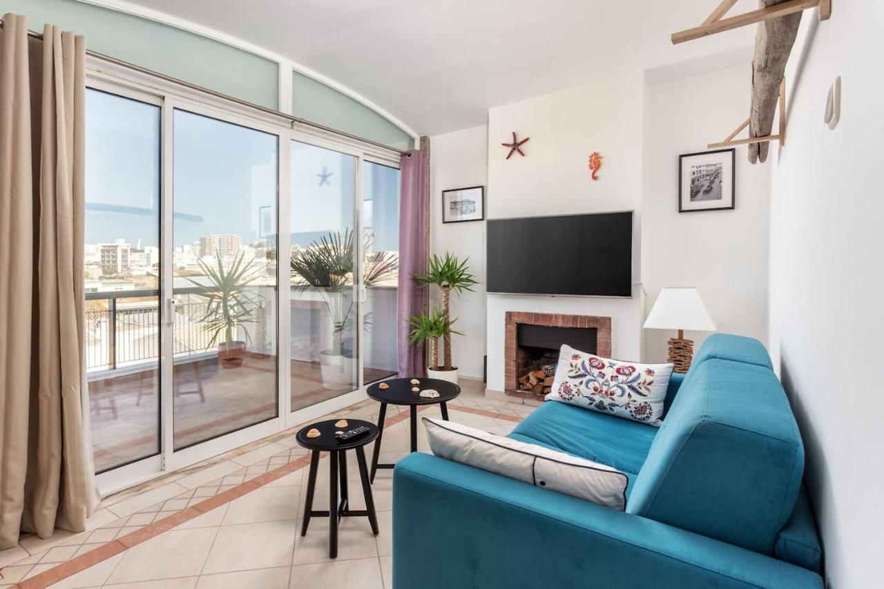 Ferienwohnung Marina Penthouse Faro Center Exterior foto